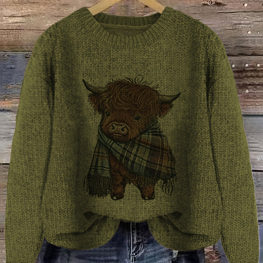 Crewneck Sweater for Women, Cozy Style