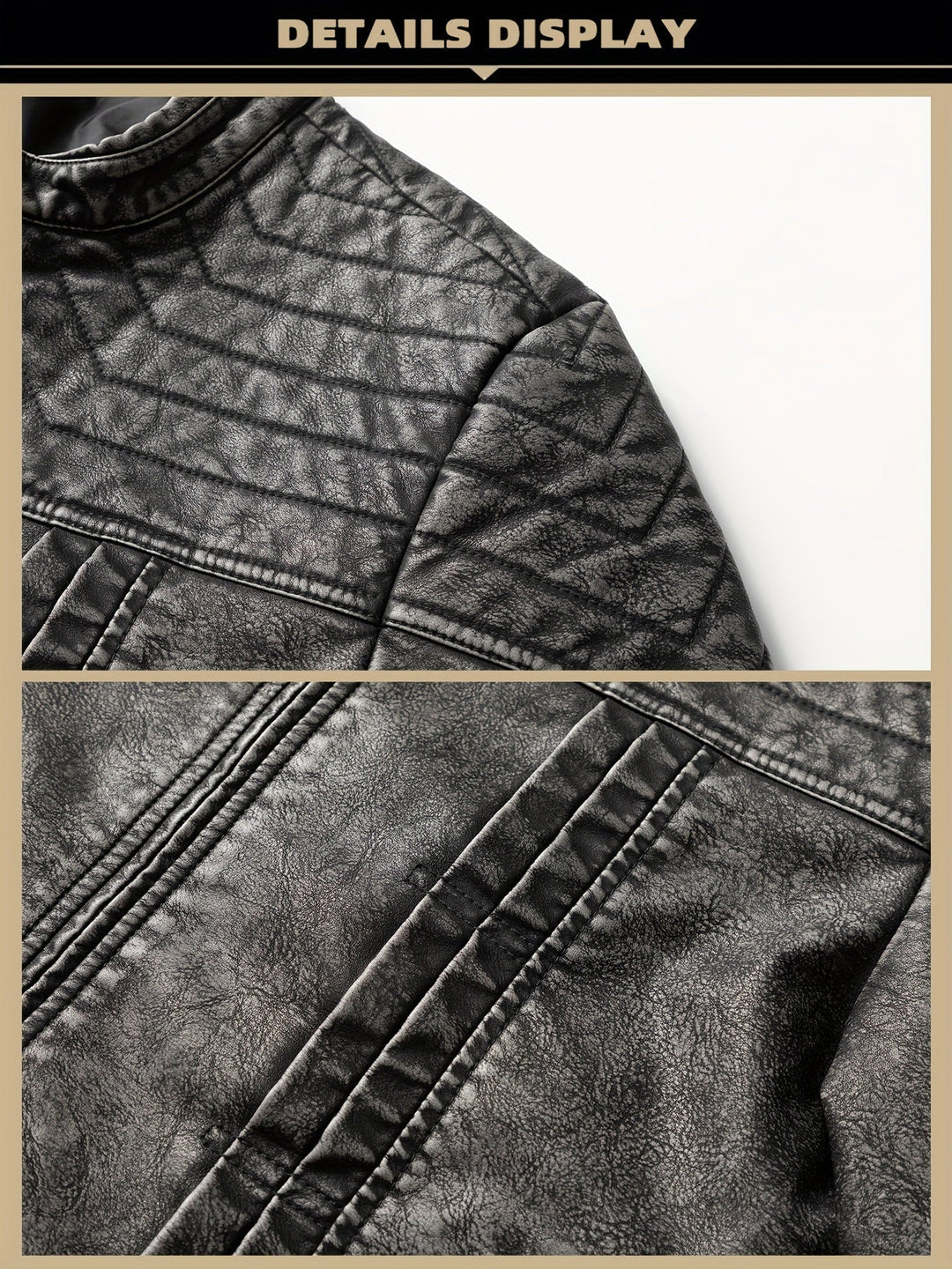 Moto Jacket for Men, Rugged Style