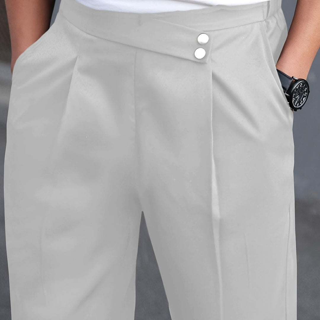 Tailored Pleated Trousers for Men