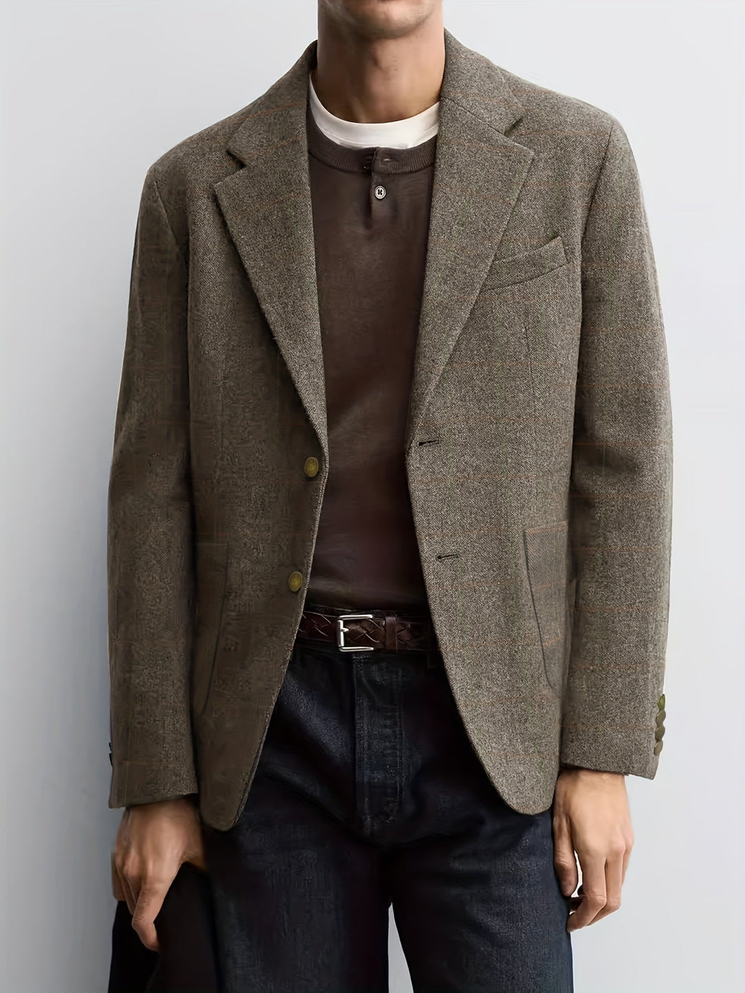 Textured Blazer, Men's Refined Fit