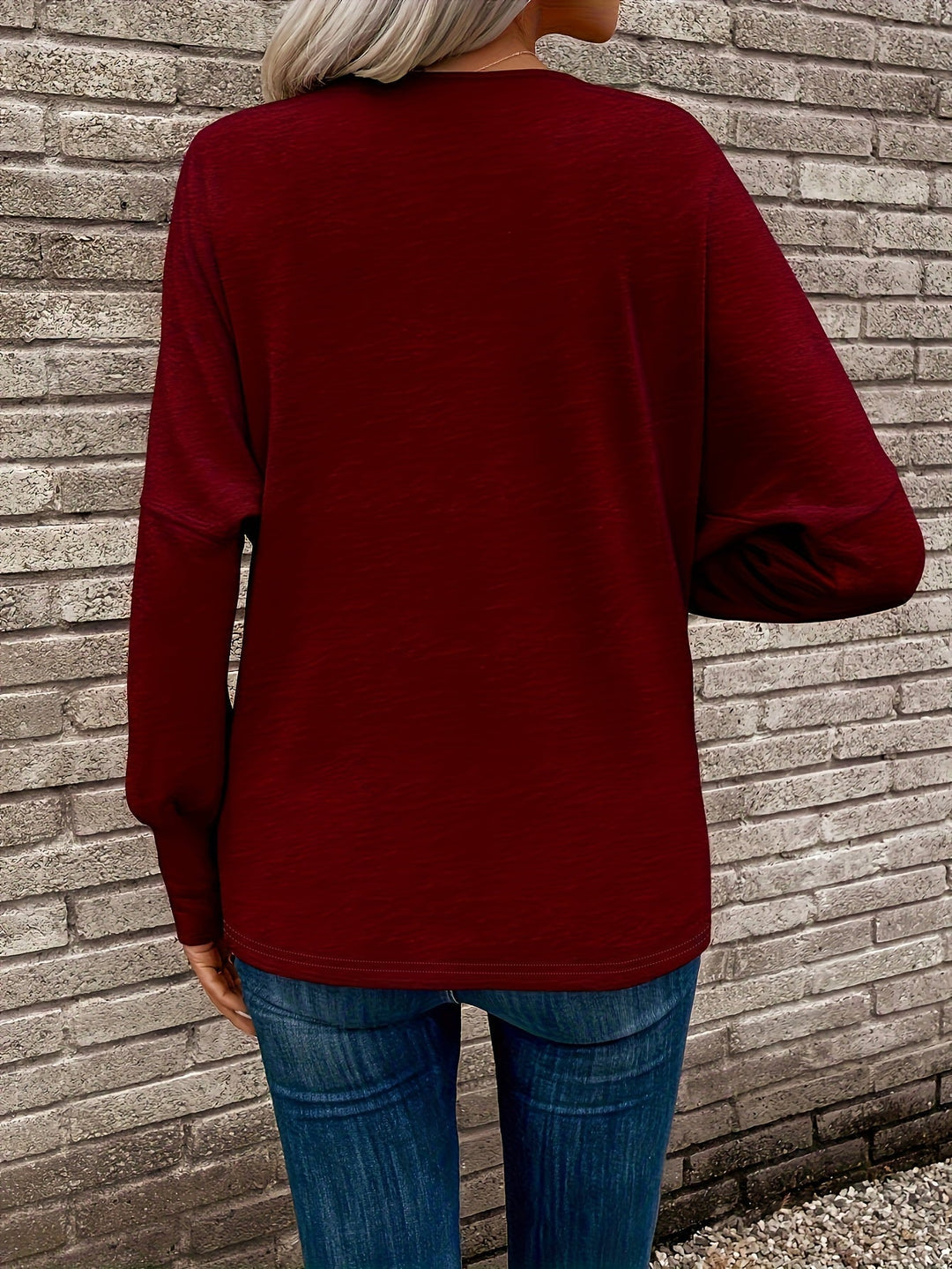 Relaxed Long Sleeve Top for Women
