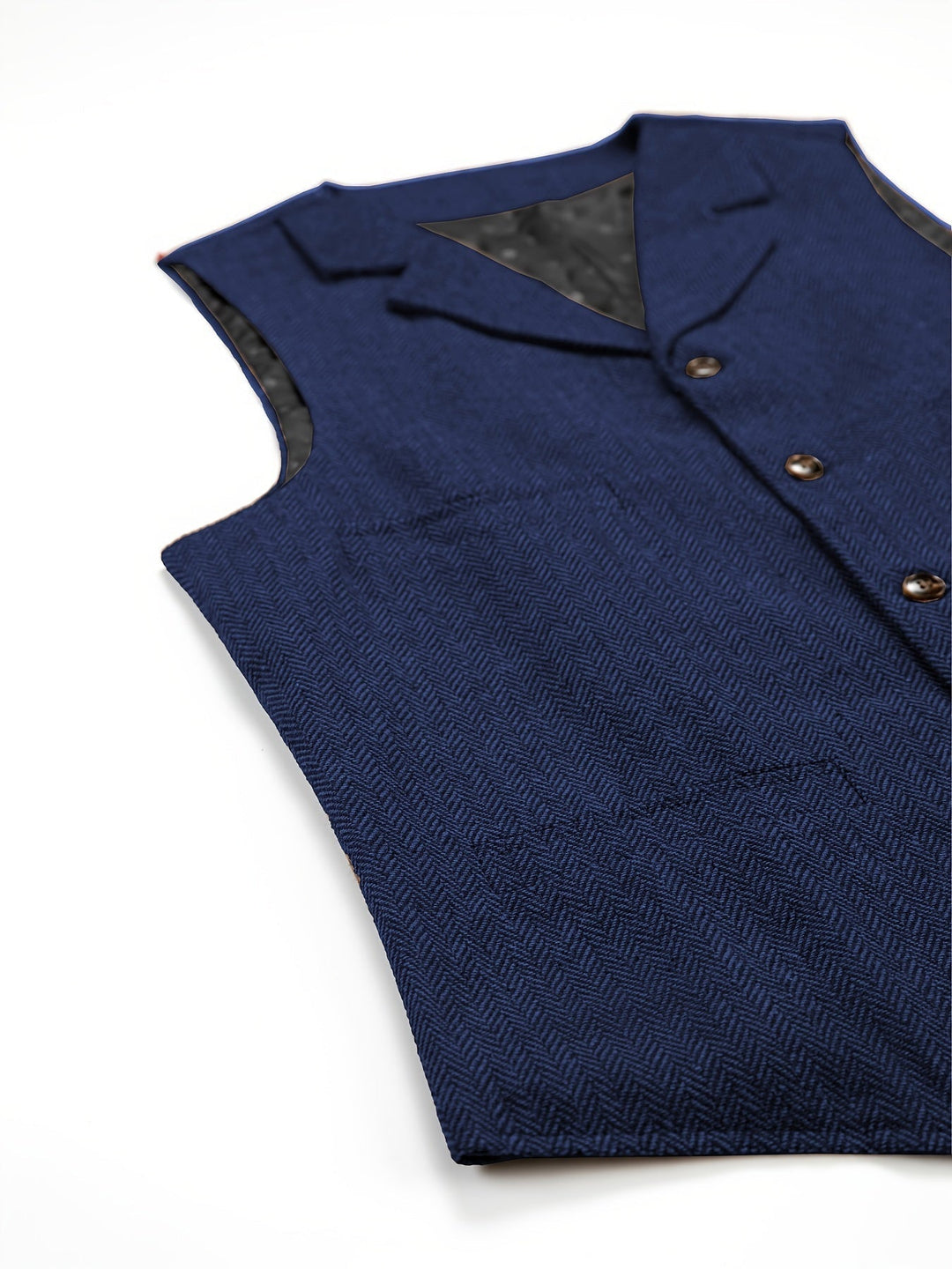 Heritage Herringbone Vest for Men, Plus Size