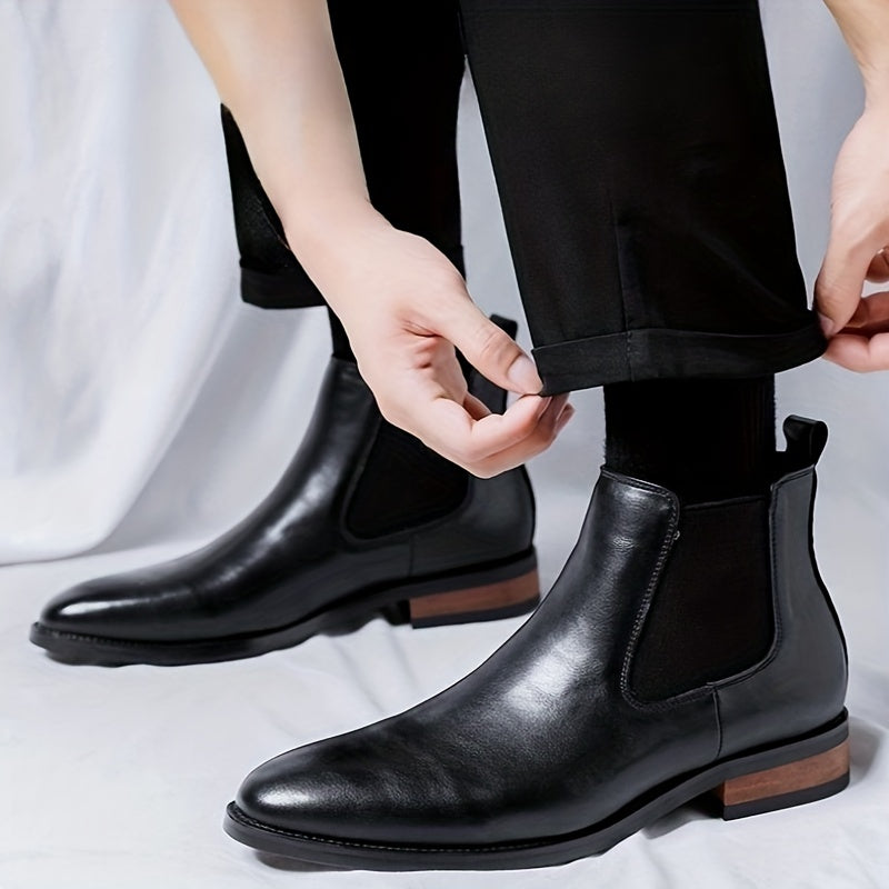 Refined Pointed-Toe Chelsea Boots for Men