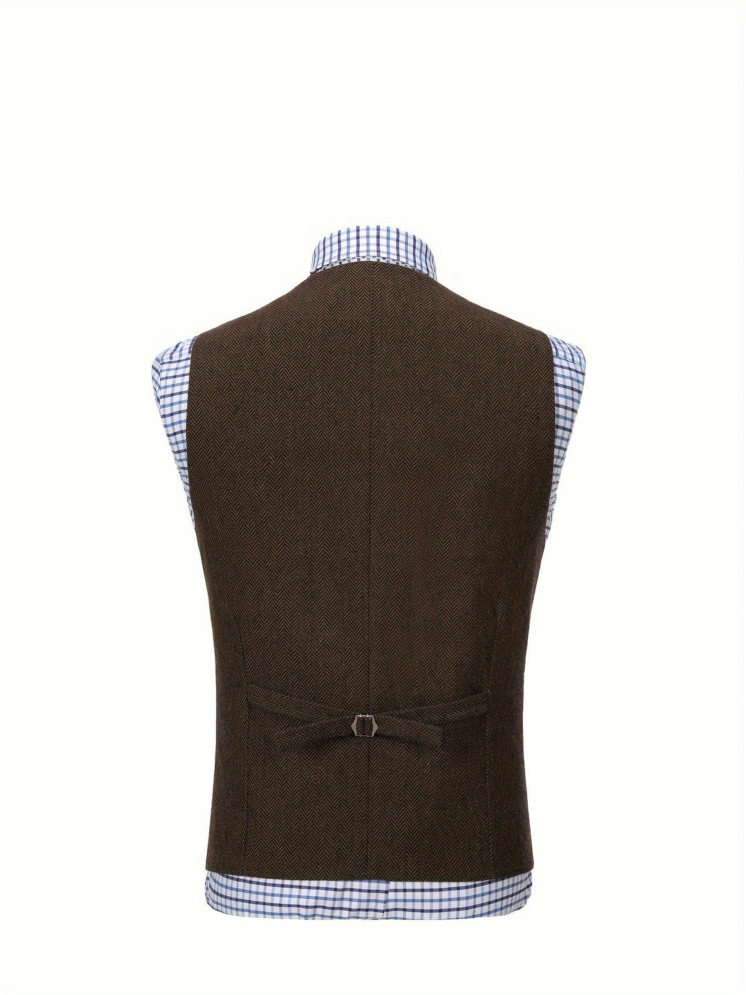 Heritage Herringbone Vest for Men, Plus Size
