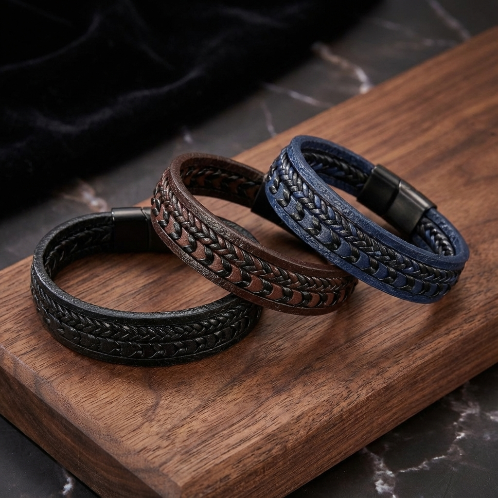 Braided Viking Bracelet for Men