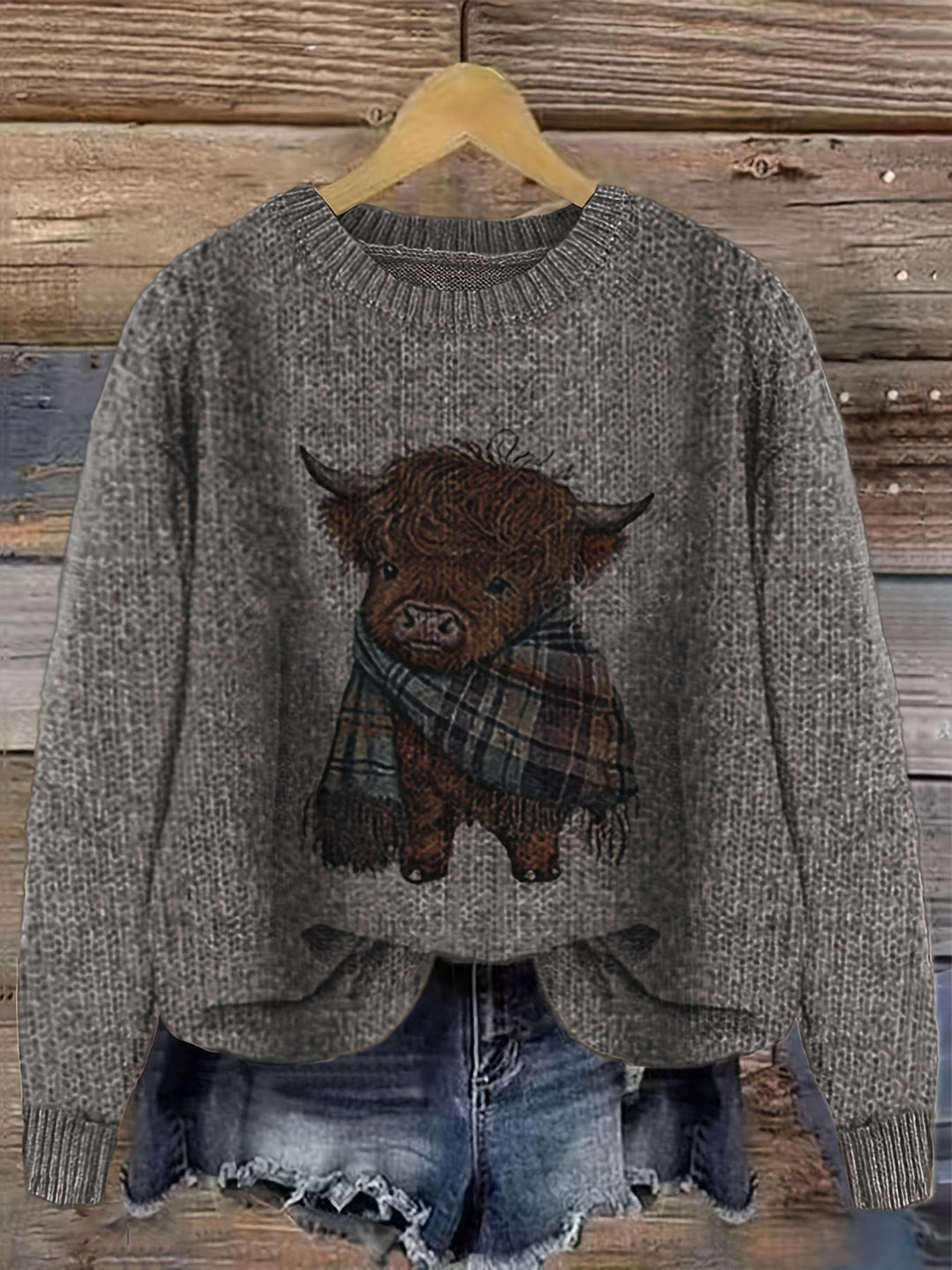 Crewneck Sweater for Women, Cozy Style
