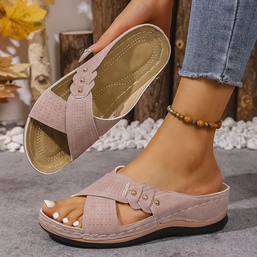 Premium Orthopedic Wedge Sandal, Arch Support