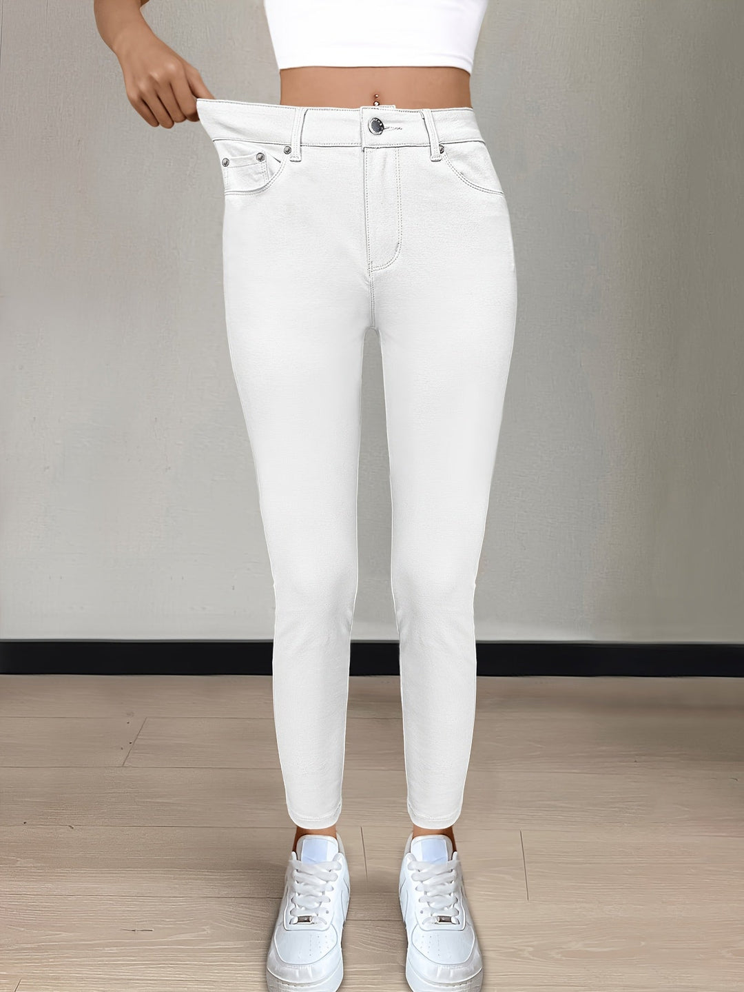High-Waist Skinny Jeans for Women