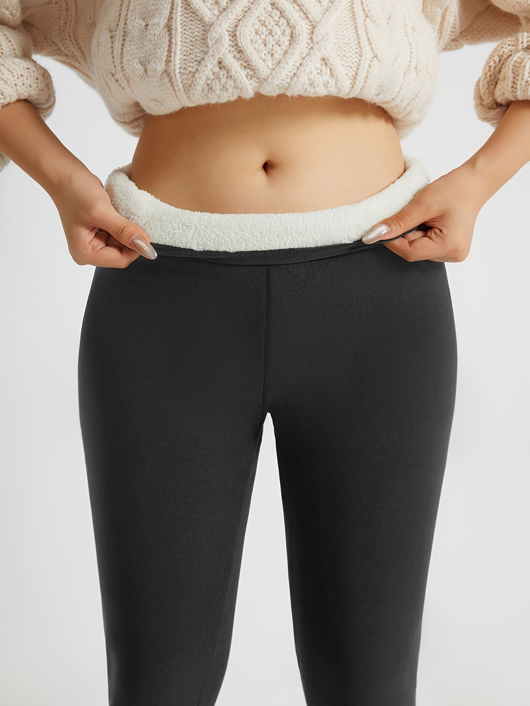High-Waist Cozy Winter Leggings for Women