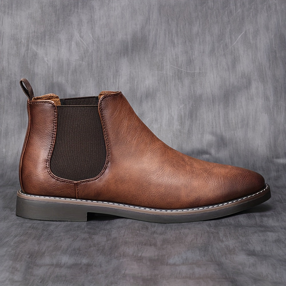 Refined Slip-On Chelsea Boots for Men