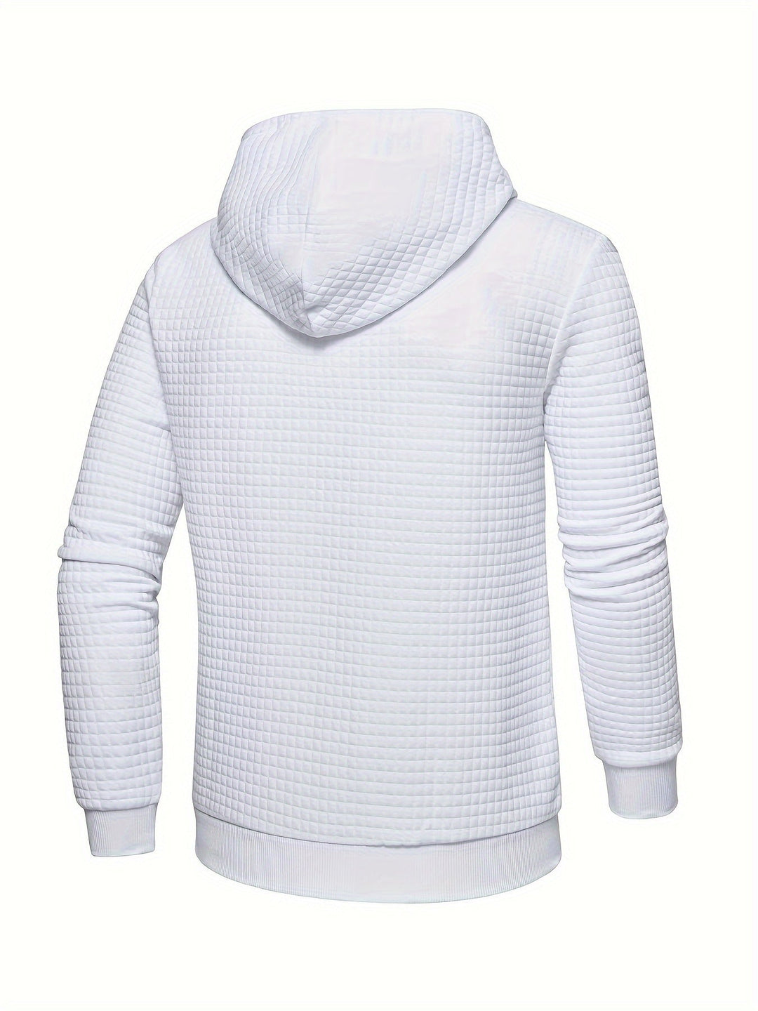 Textured Hooded Pullover Hoodie for Men