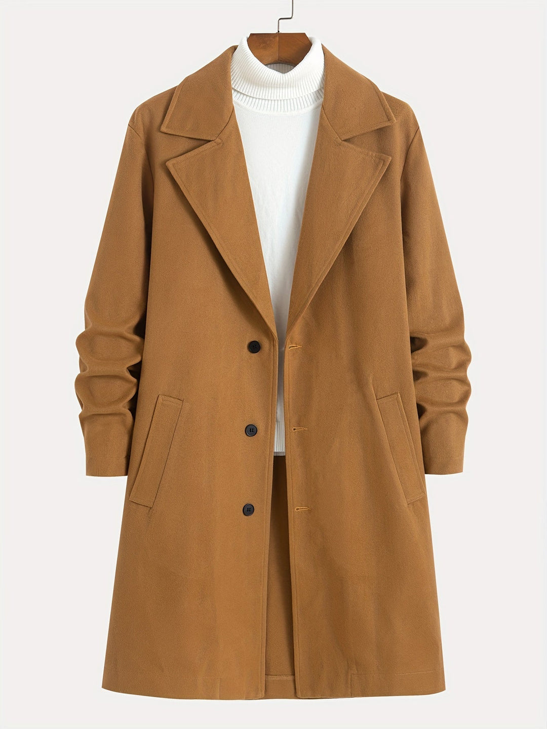 Longline Coat, Men's Tailored Fit