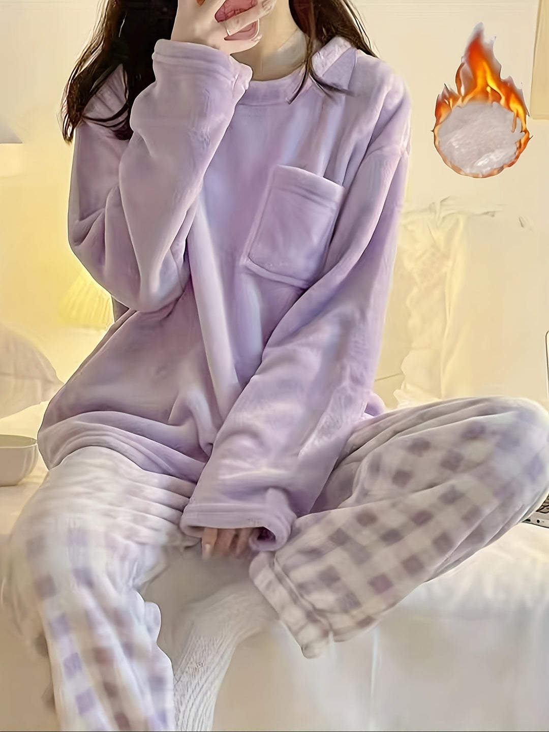 Lounge Two-Piece Set for Women, Cozy Style