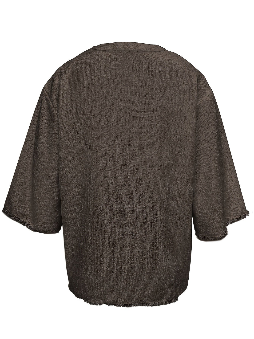 Lace-Up V-Neck Shirt for Men, Relaxed Style