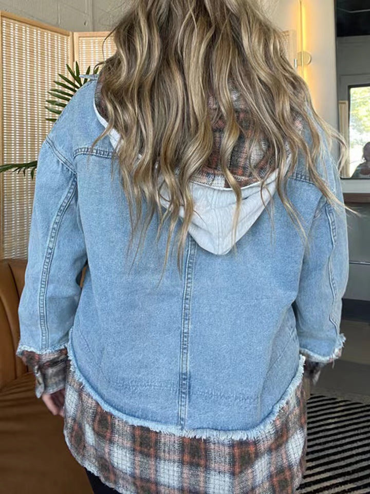 Women's Plaid Winter Coat