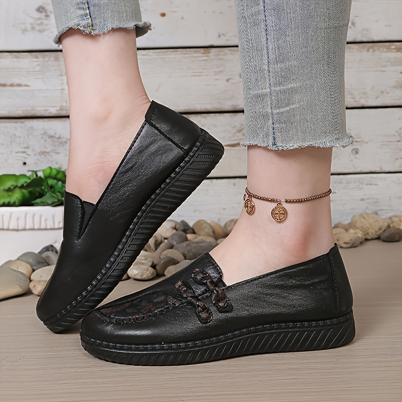 Cushioned Slip-On Loafers for Women