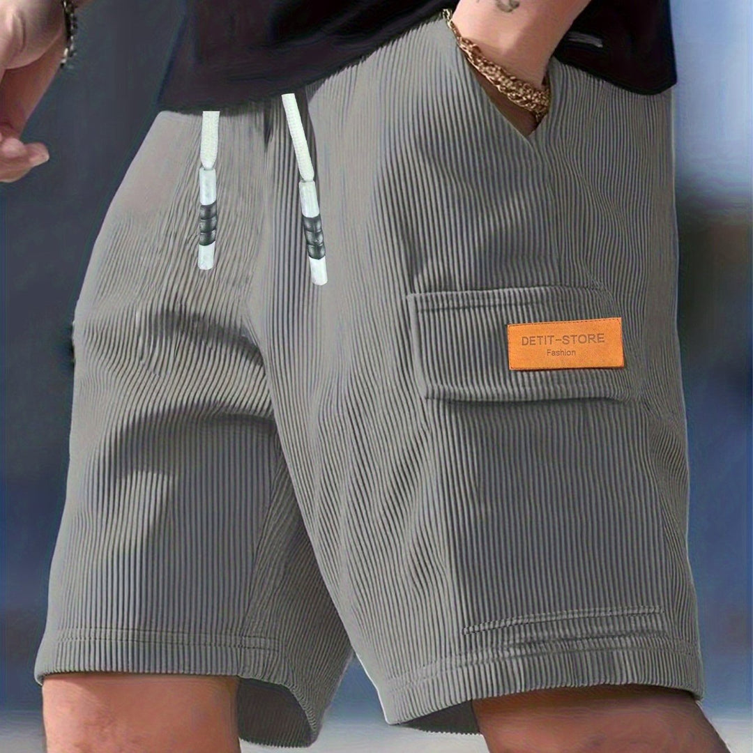 Cargo Shorts for Men, Textured Style