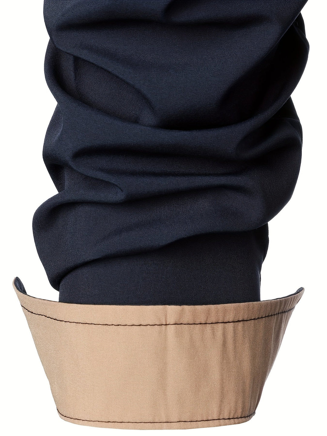 Ladies Contrast-Trim Long Sleeve Shirt