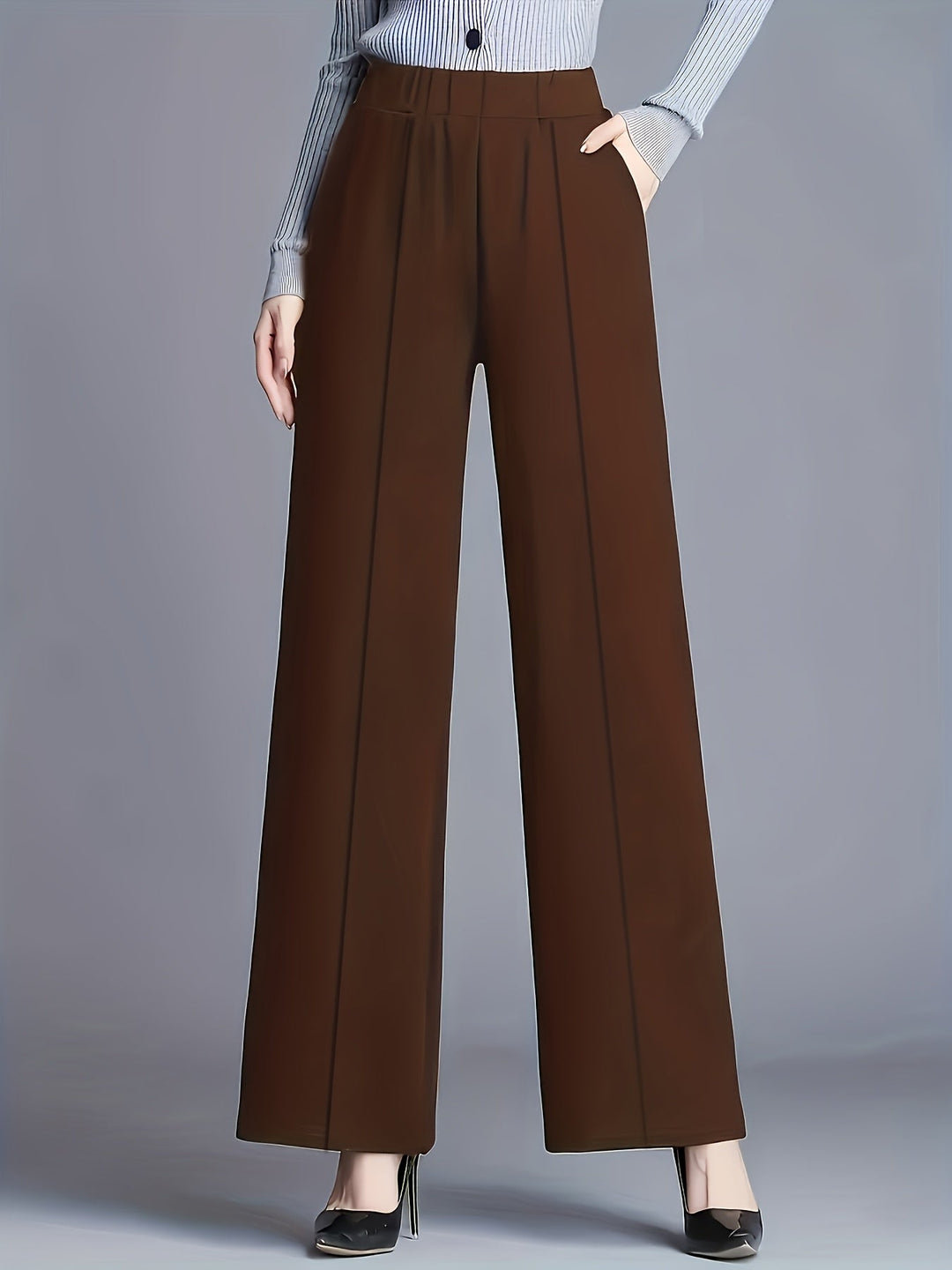 High-Waisted Wide-Leg Pants for Women