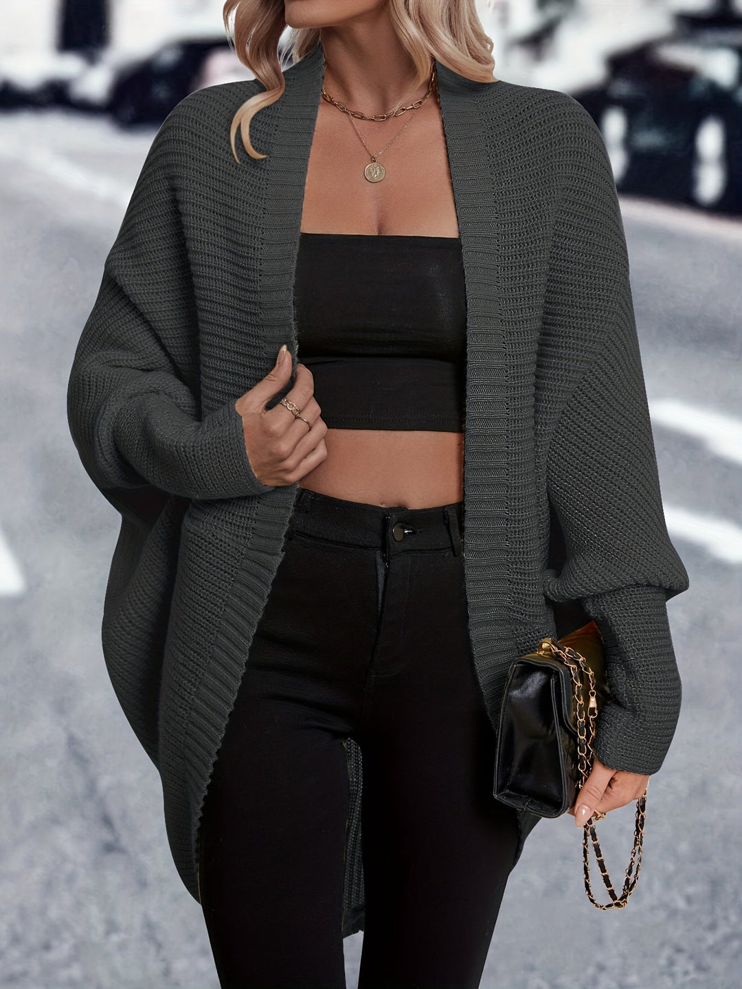Christmas Longline Cardigan for Women