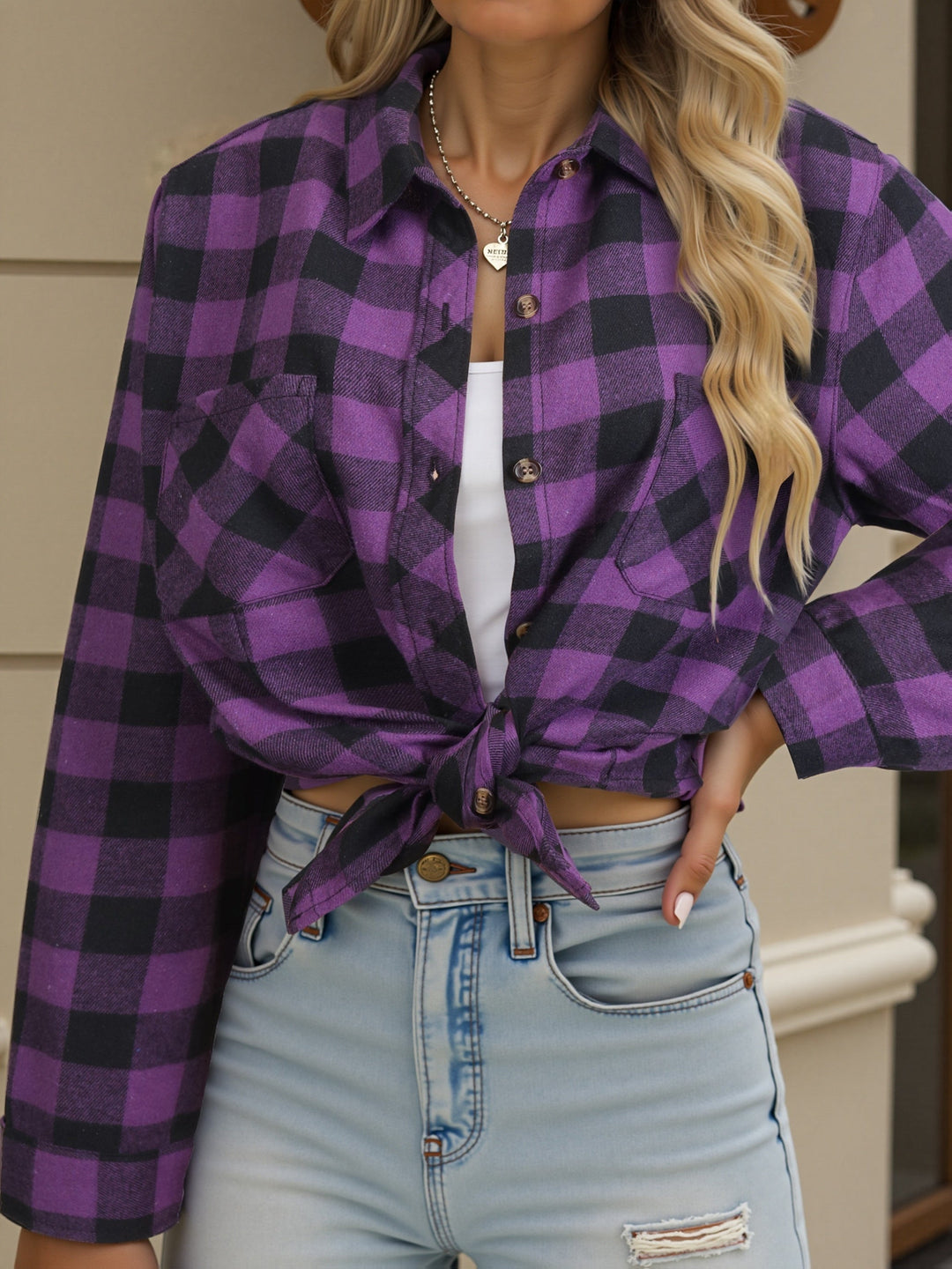 Buffalo Check Shirt, Women's Relaxed Fit