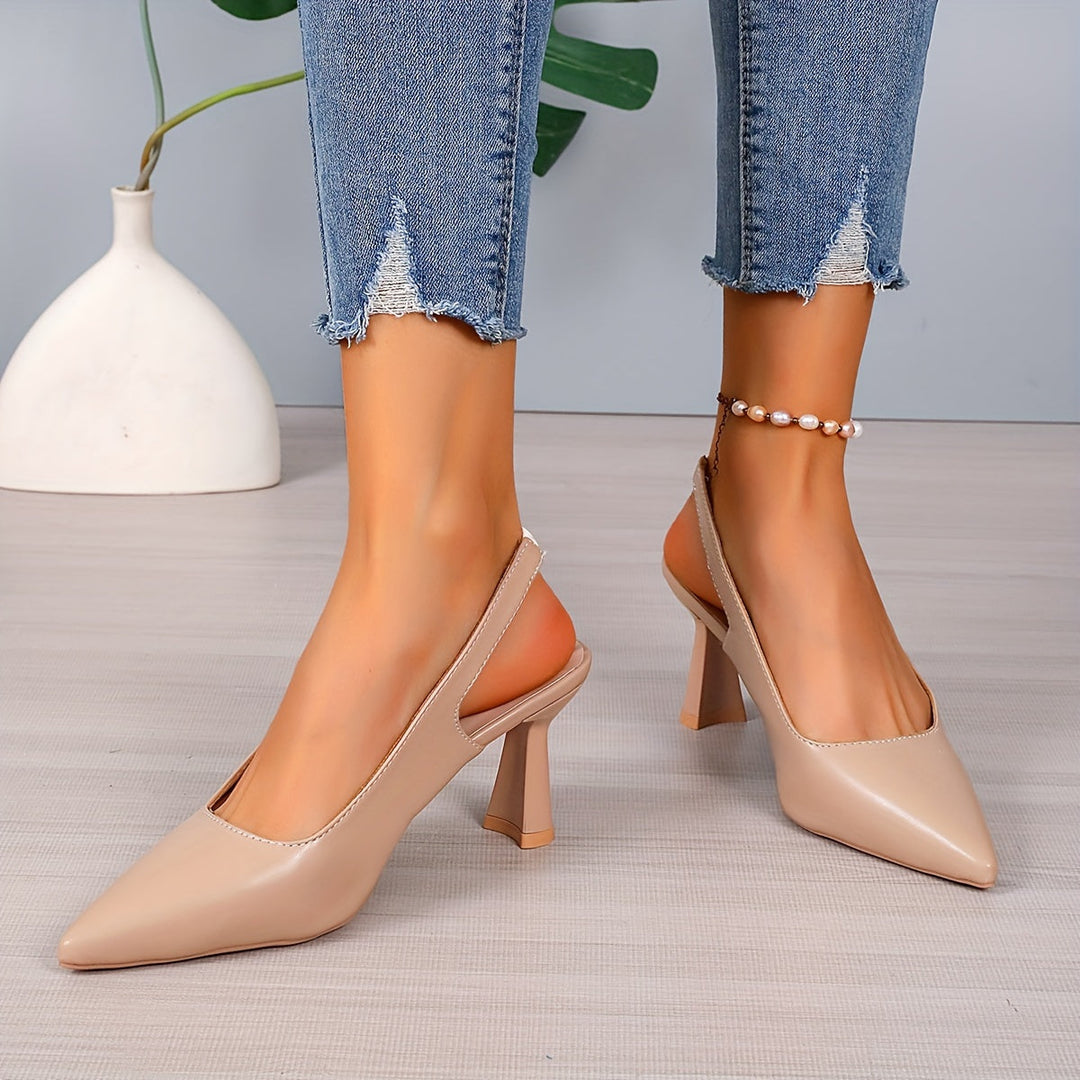 Elegant Slingback Pointed Heels for Women
