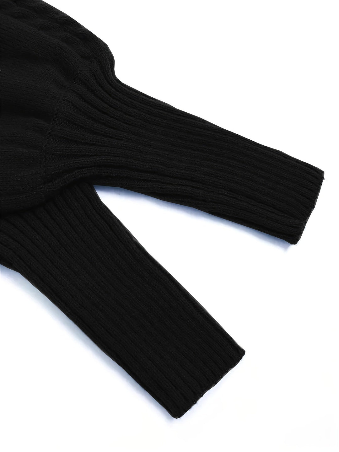 Half-Collar Sweater for Women, Textured Style
