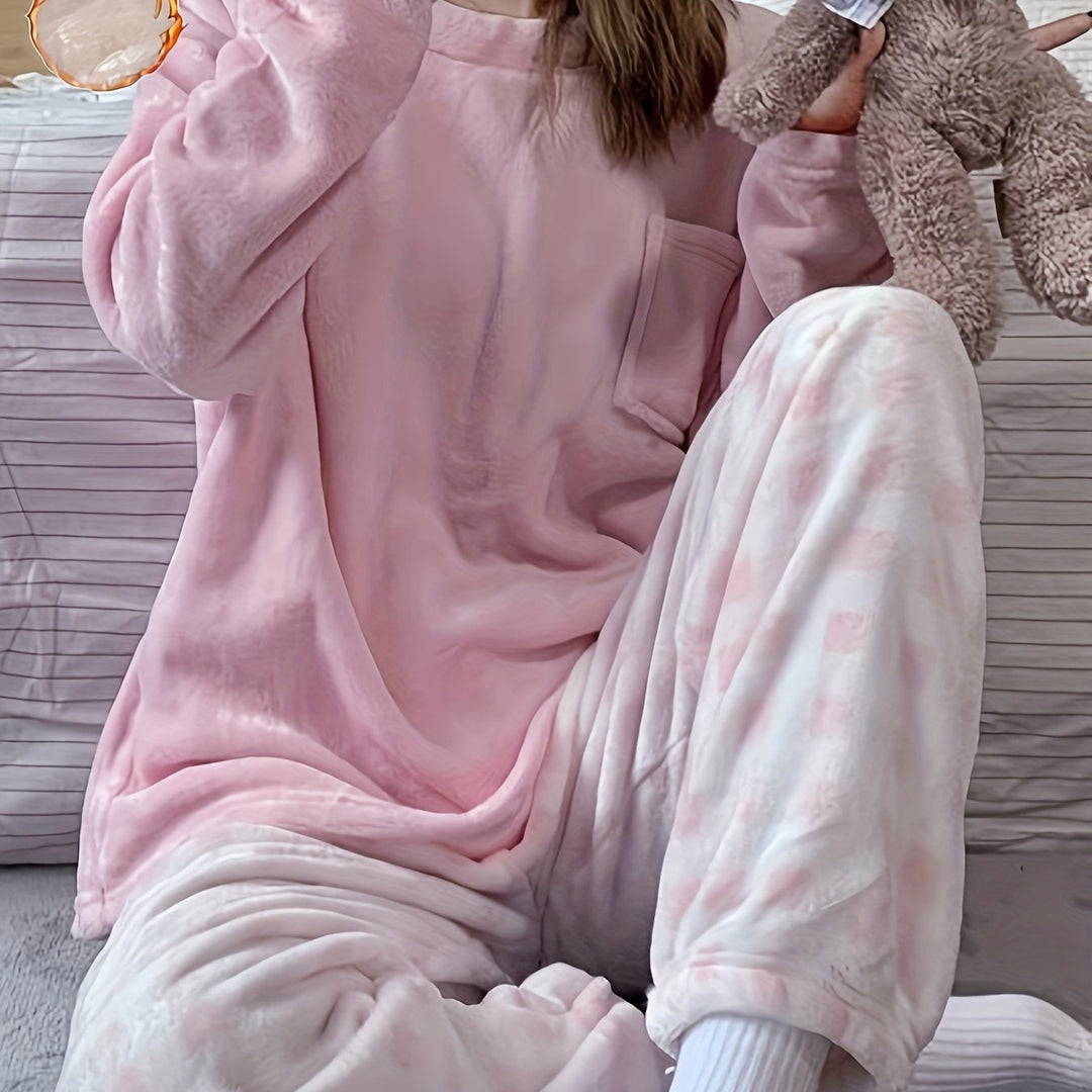 Lounge Two-Piece Set for Women, Cozy Style