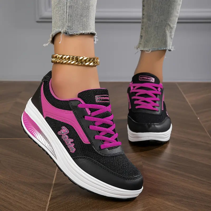 Cushioned Platform Sneakers for Women