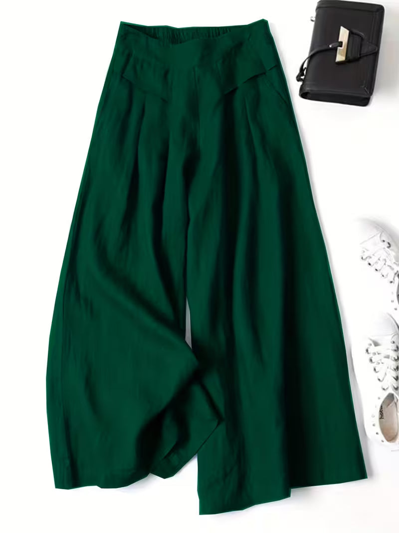 Breathable Loose Wide-Leg Pants for Women