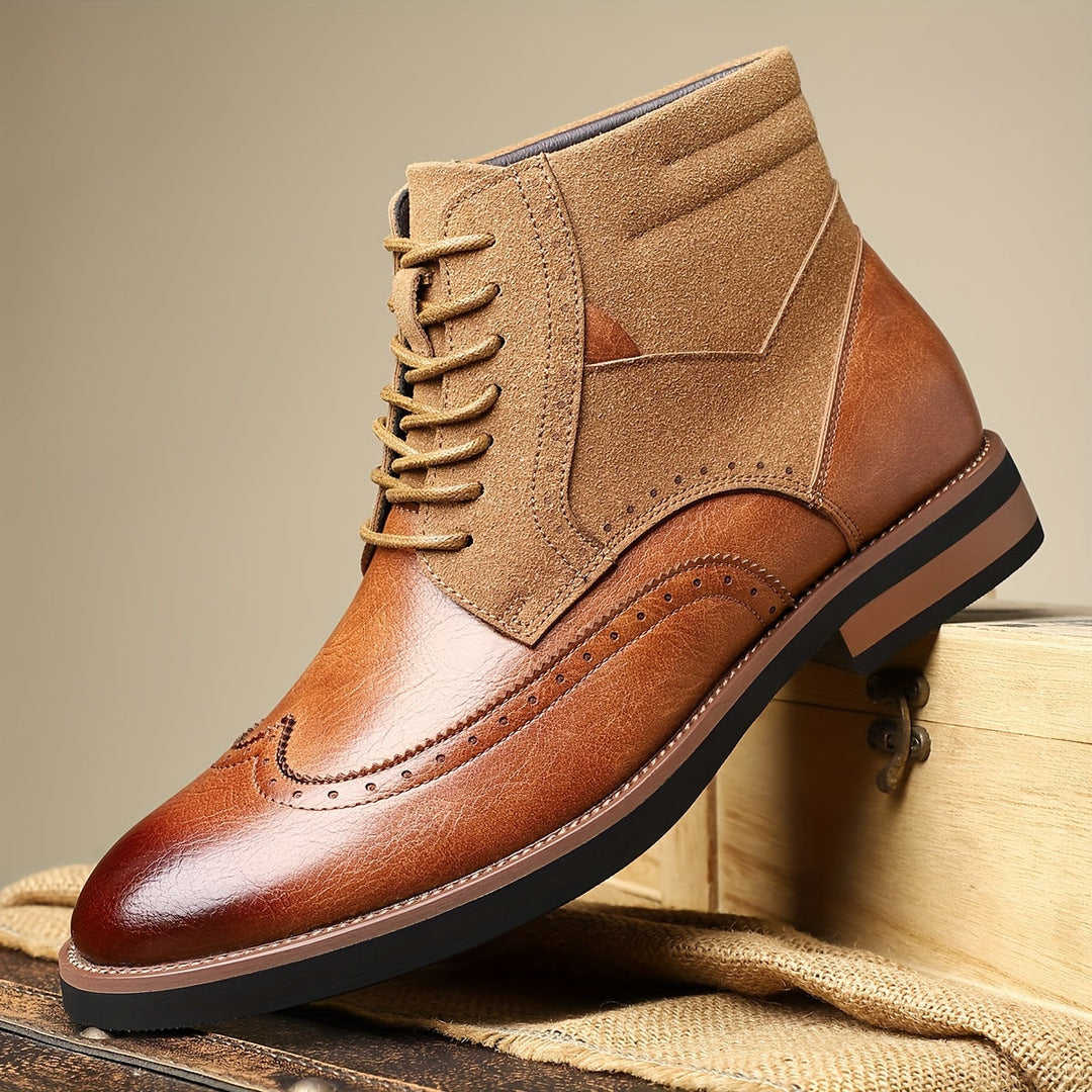 Wingtip Ankle Boots, Men's Classic Fit