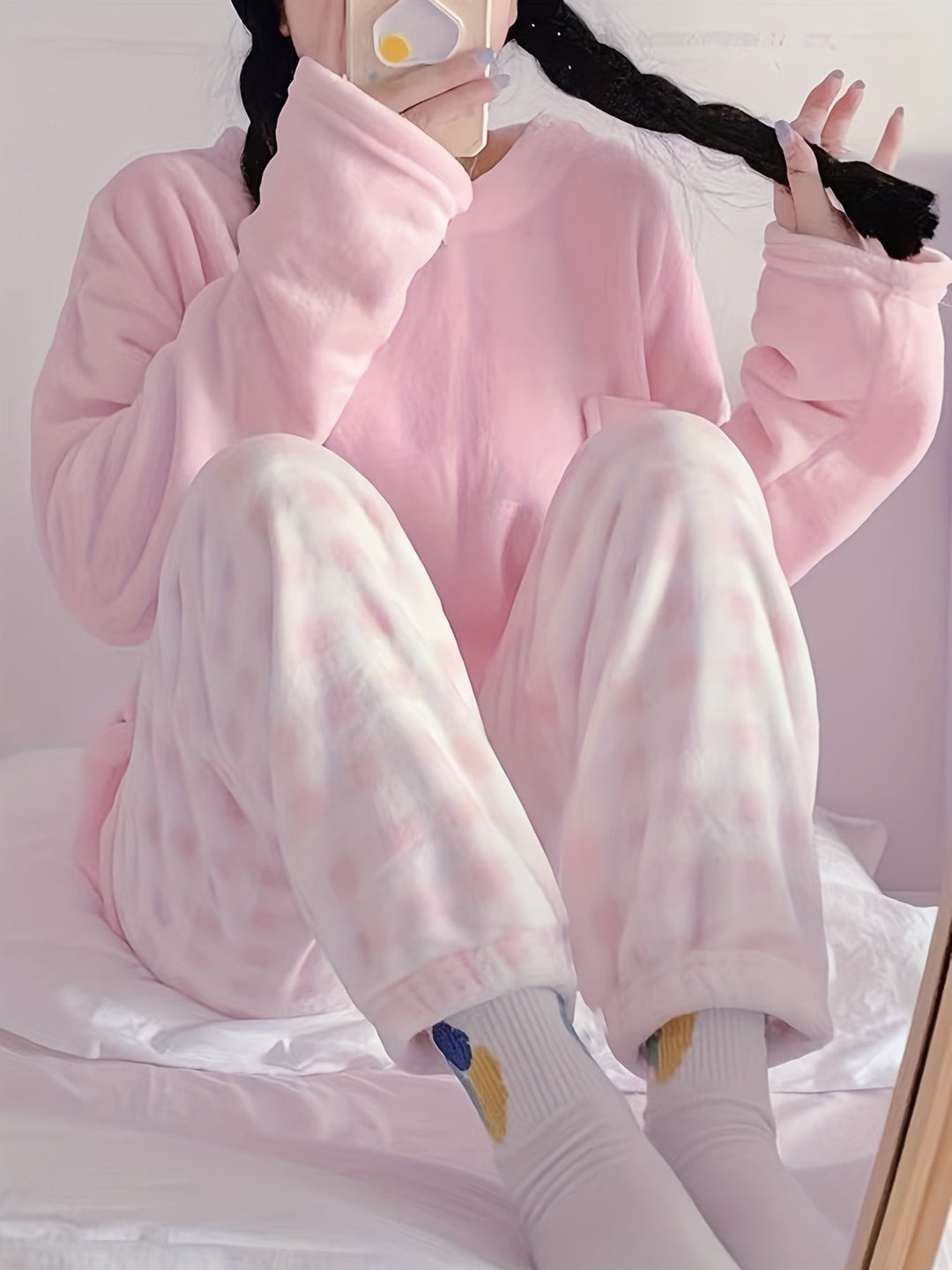 Lounge Two-Piece Set for Women, Cozy Style