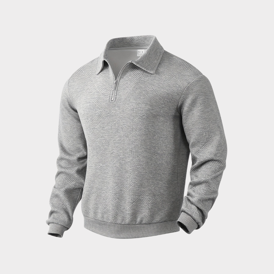Half-Zip Pullover, Men's Textured Fit