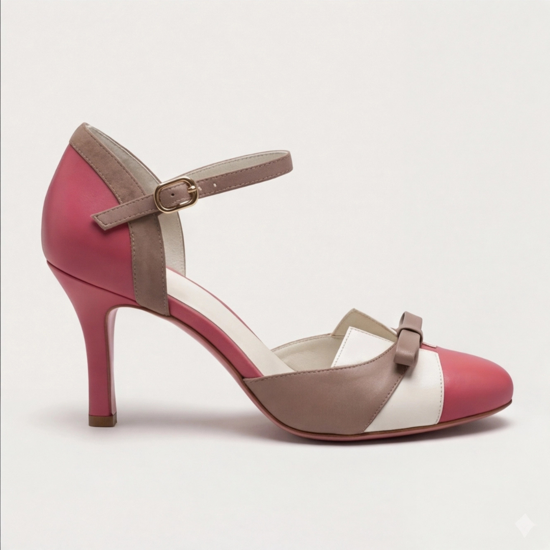 Color Block Heels, Women's Comfortable Fit