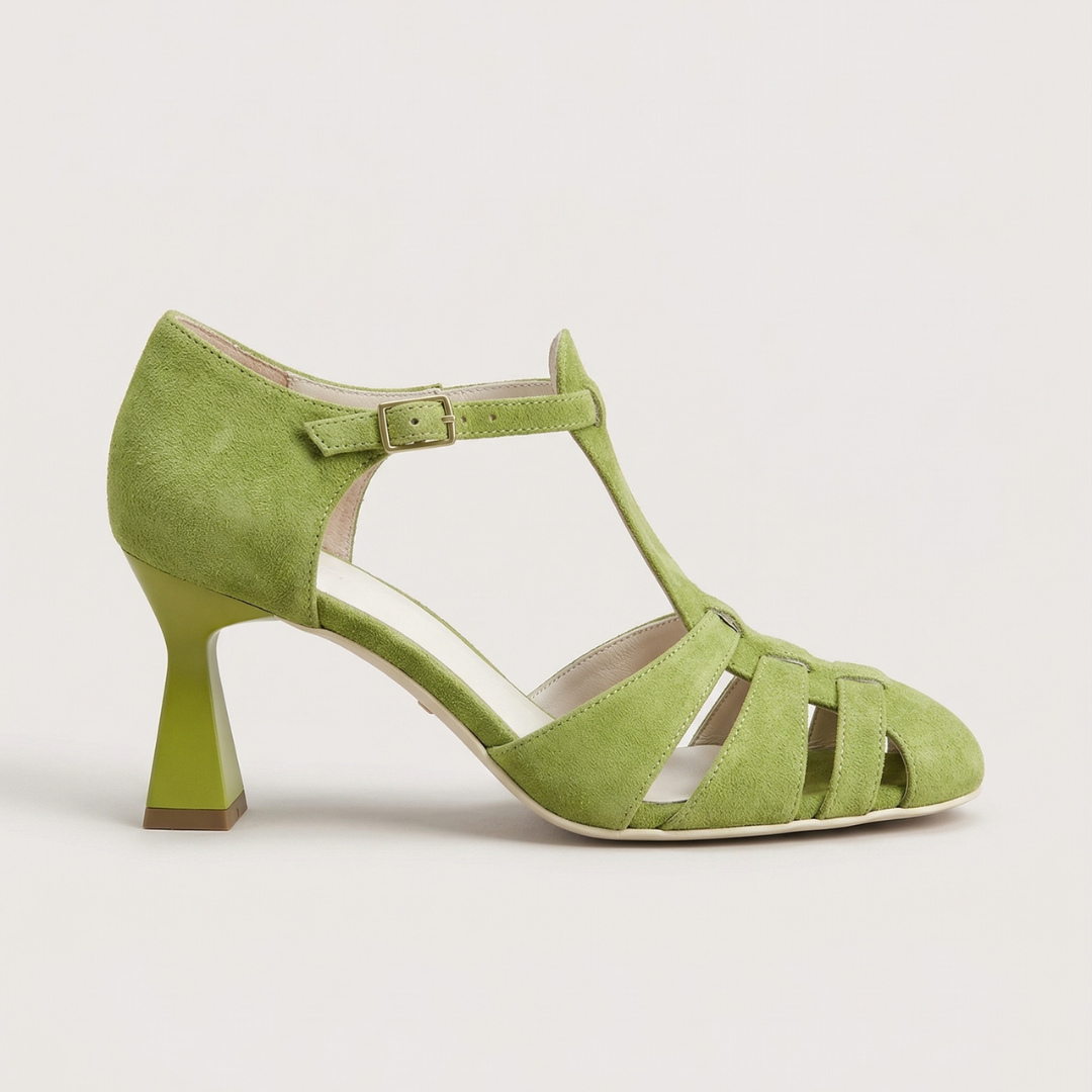 Close Toe Strap Heels for Women, Classic Style