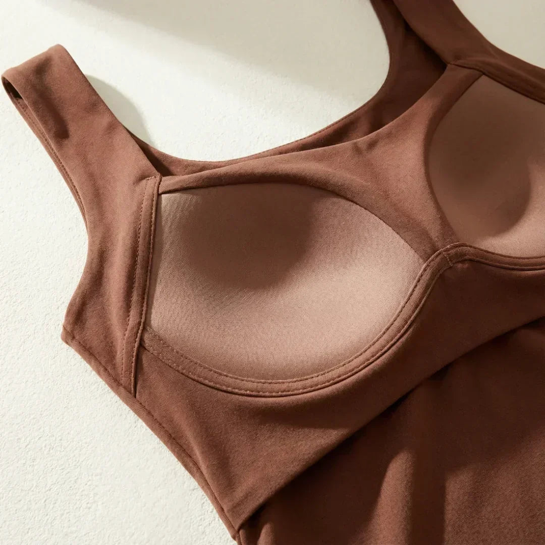 Built In Comfort Bra Tanktop for Women, Plus Size