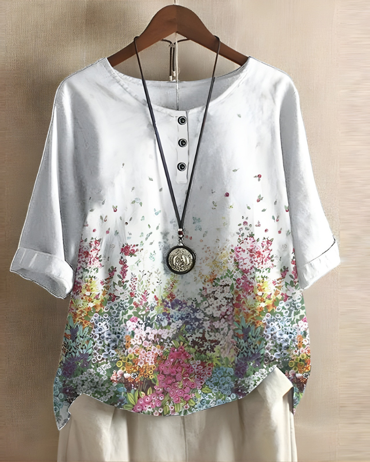 Summer Boho Top, Women's Relaxed Fit