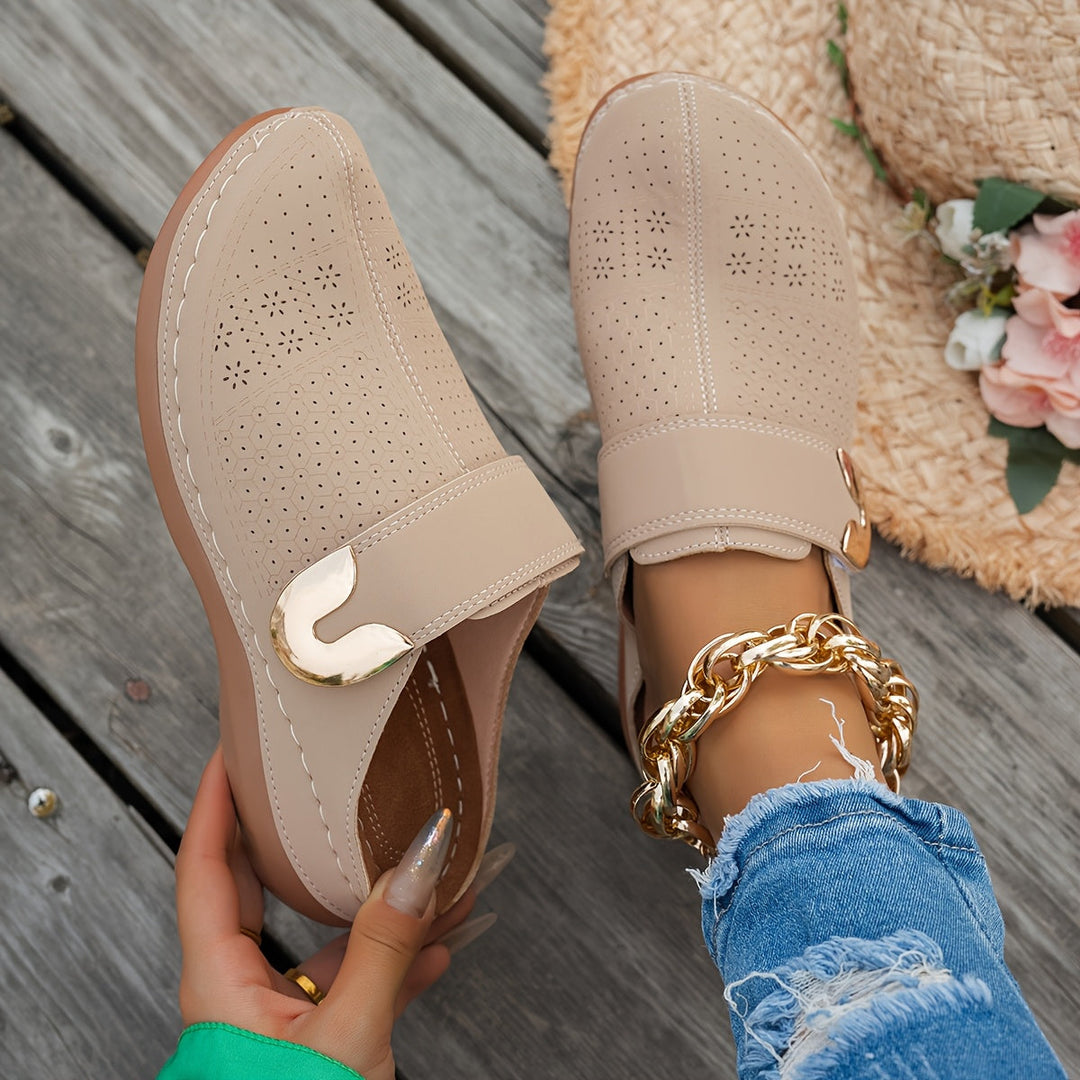 Women's Cushioned Wedge Clogs