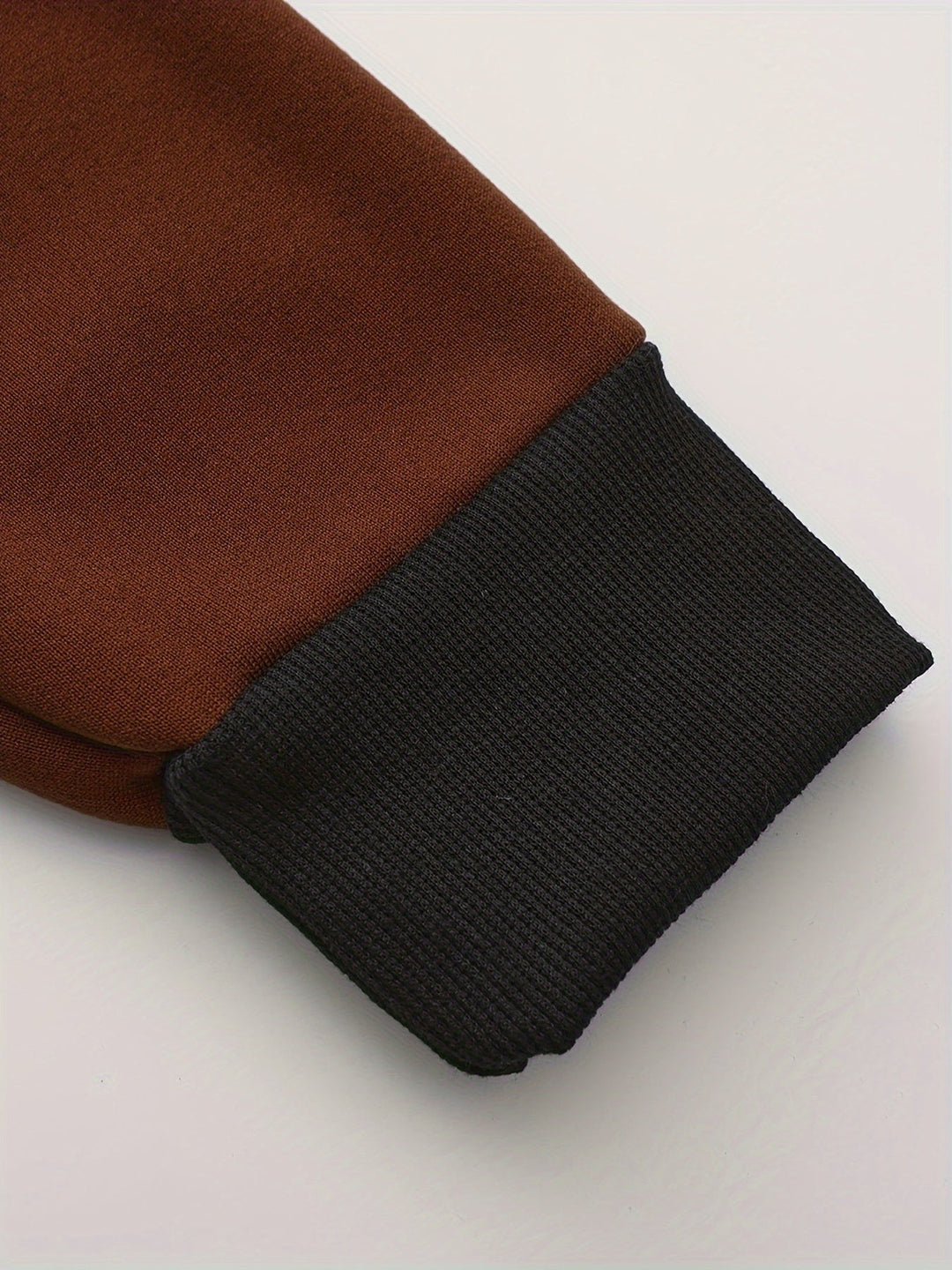 Color Block Zip-Up Hoodie for Men