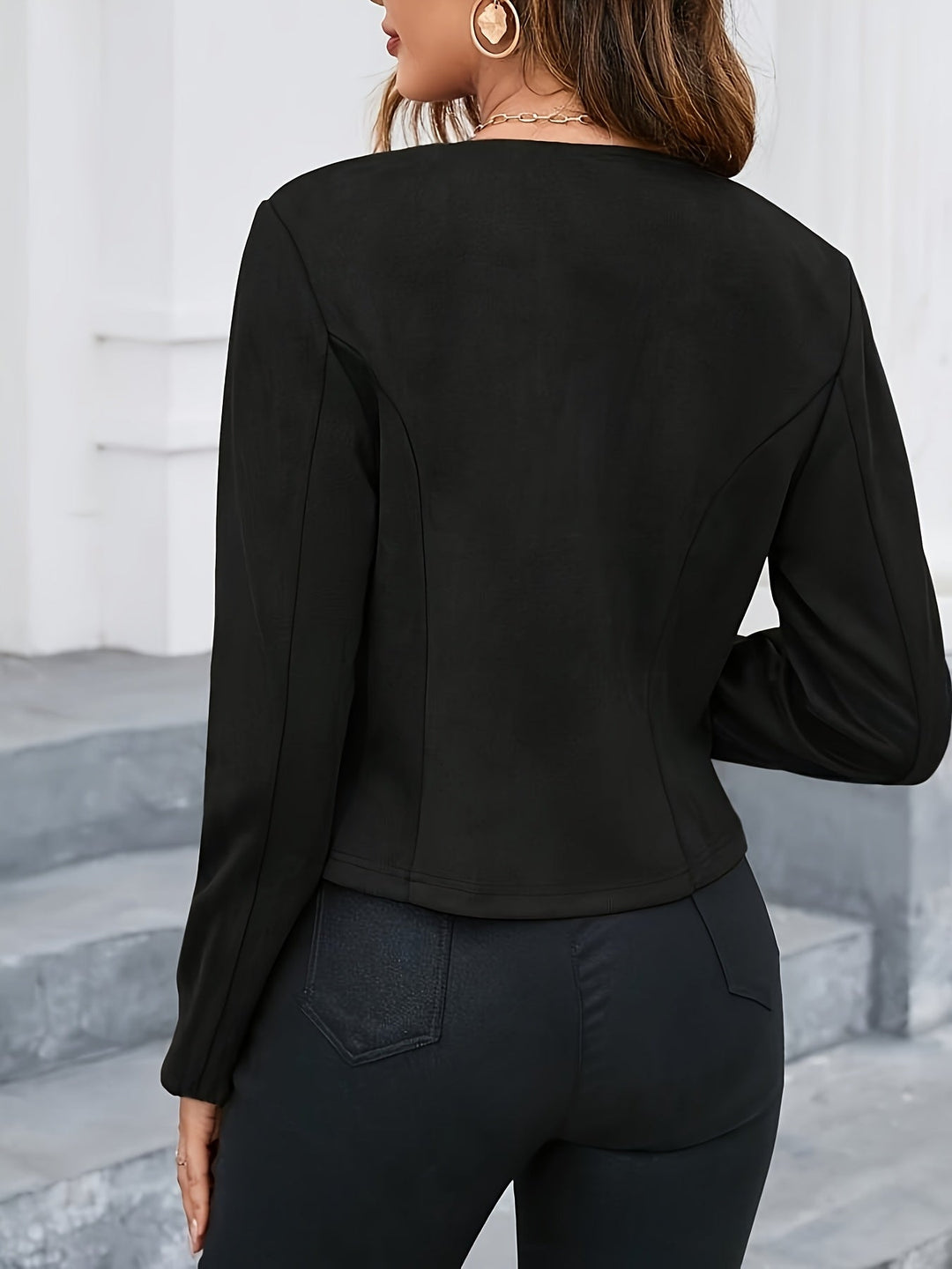 Cropped Jacket, Women's Refined Fit