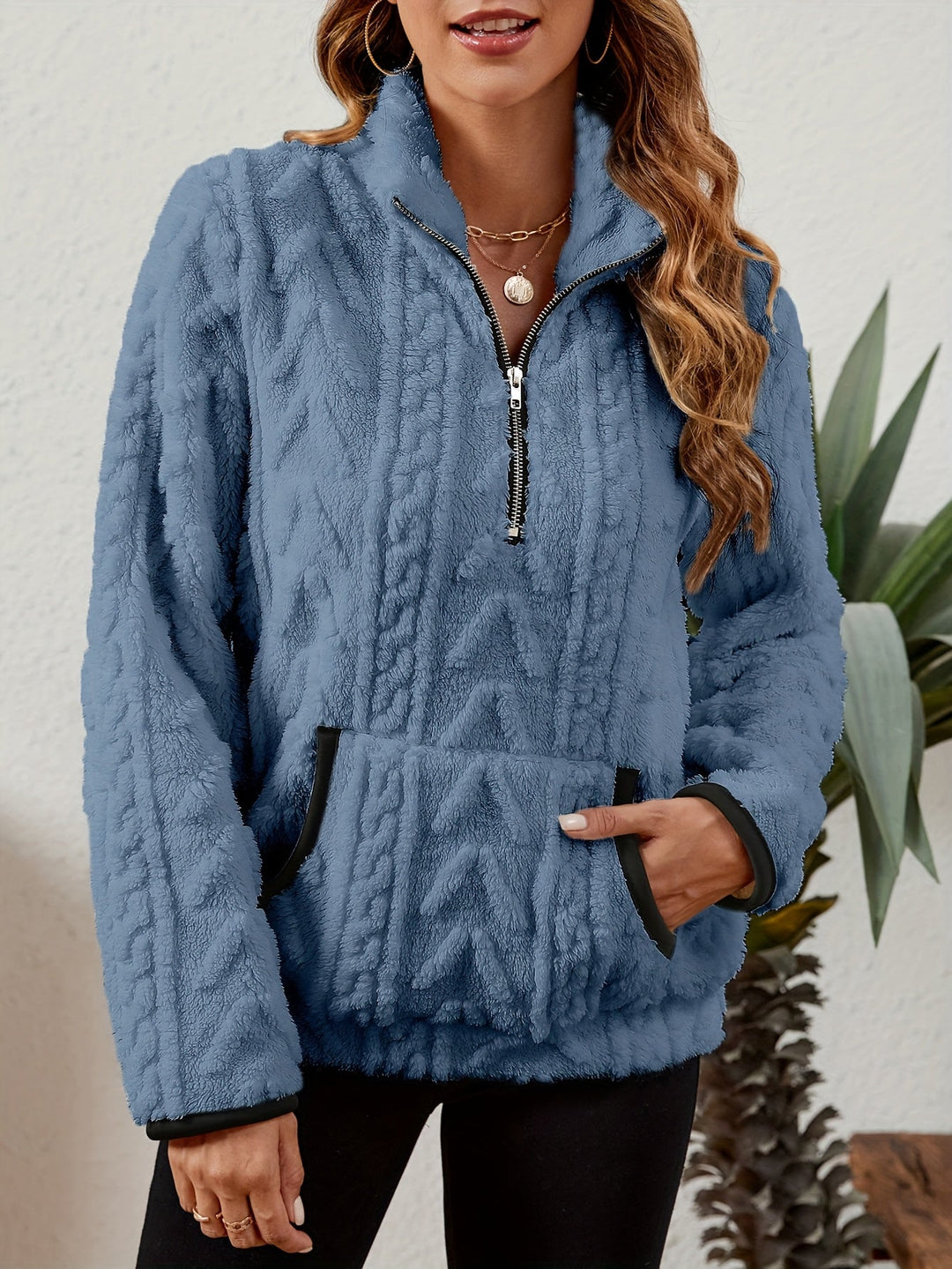 Half-Zip Pullover for Women, Cozy Style