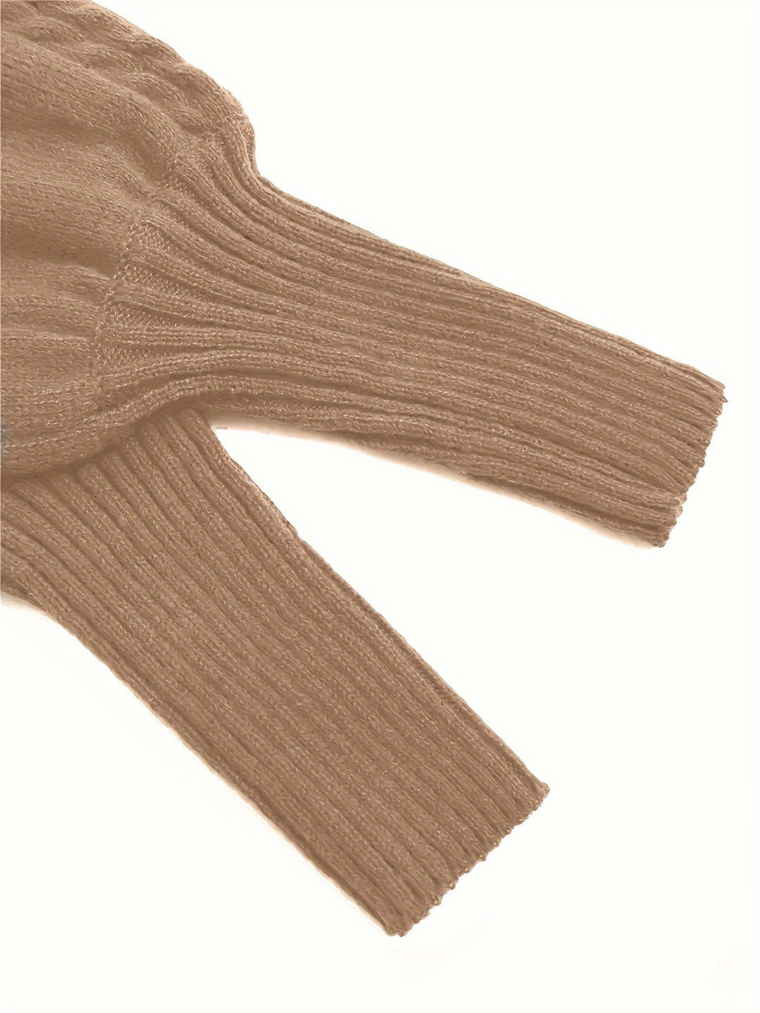 Half-Collar Sweater for Women, Textured Style