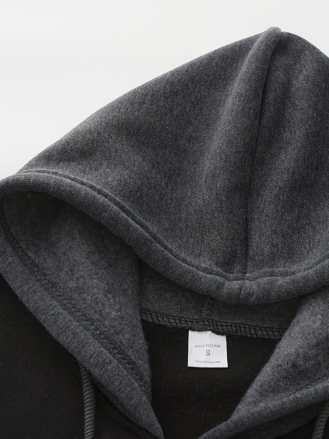 Color Block Zip-Up Hoodie for Men