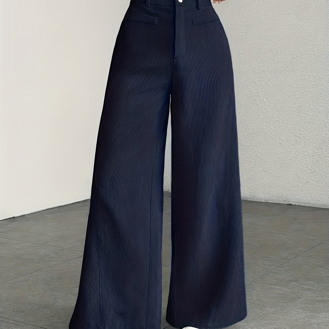 High-Waisted Wide-Leg Trousers for Women