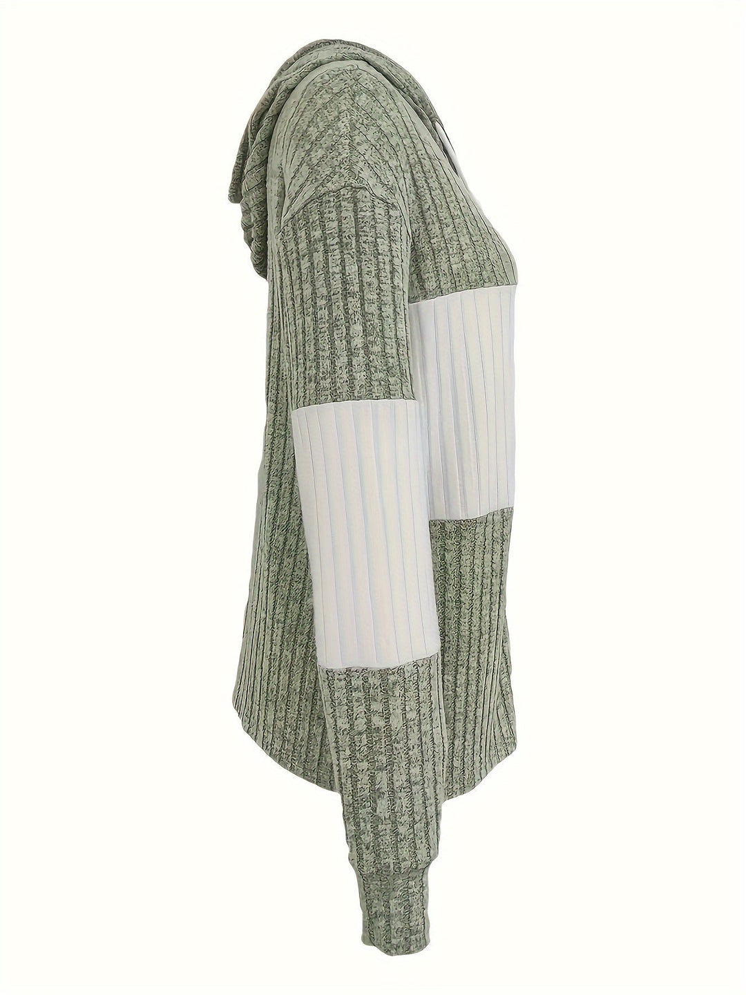Color-Block Zip-Up Hoodie for Women, Cozy Style
