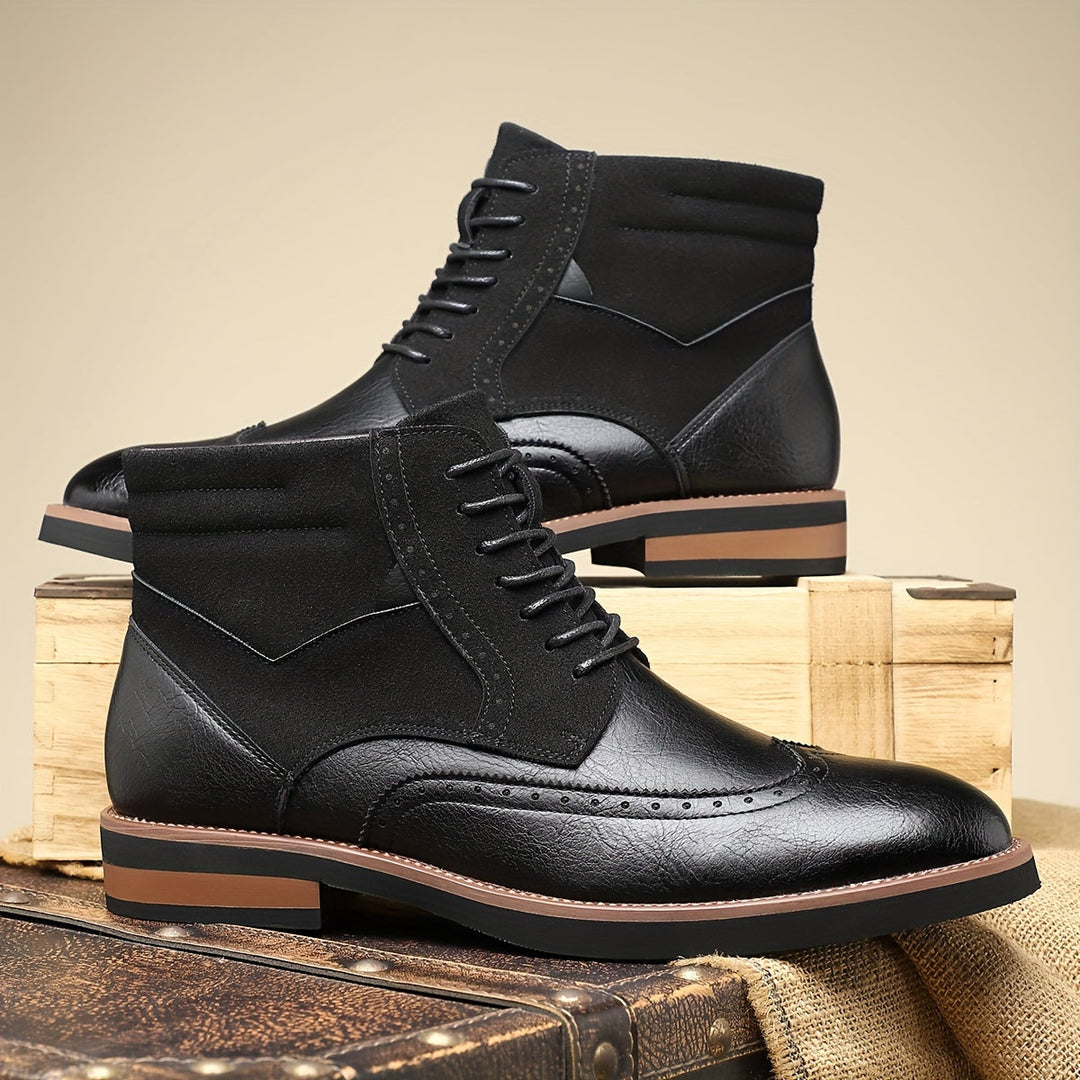 Wingtip Ankle Boots, Men's Classic Fit