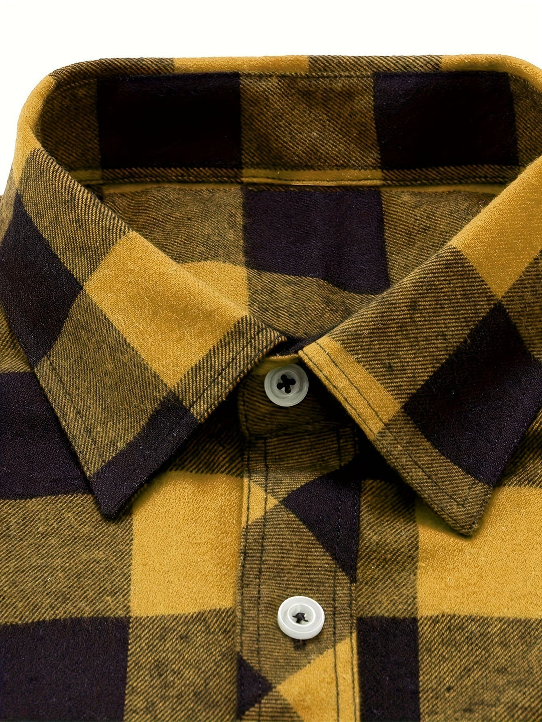 Checked Flannel Shirt for Men, Classic Style