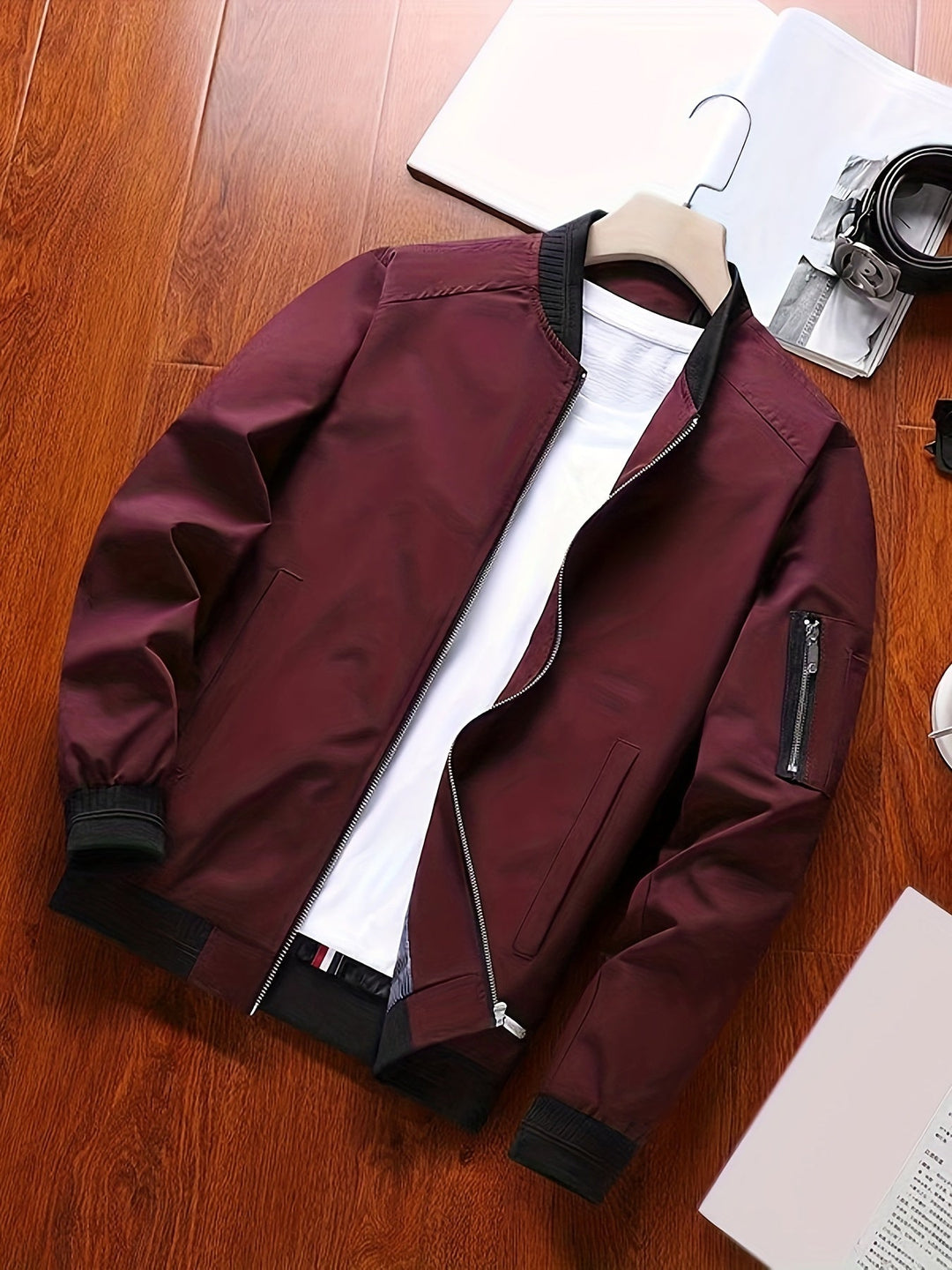Men's Classic Everyday Bomber Jacket