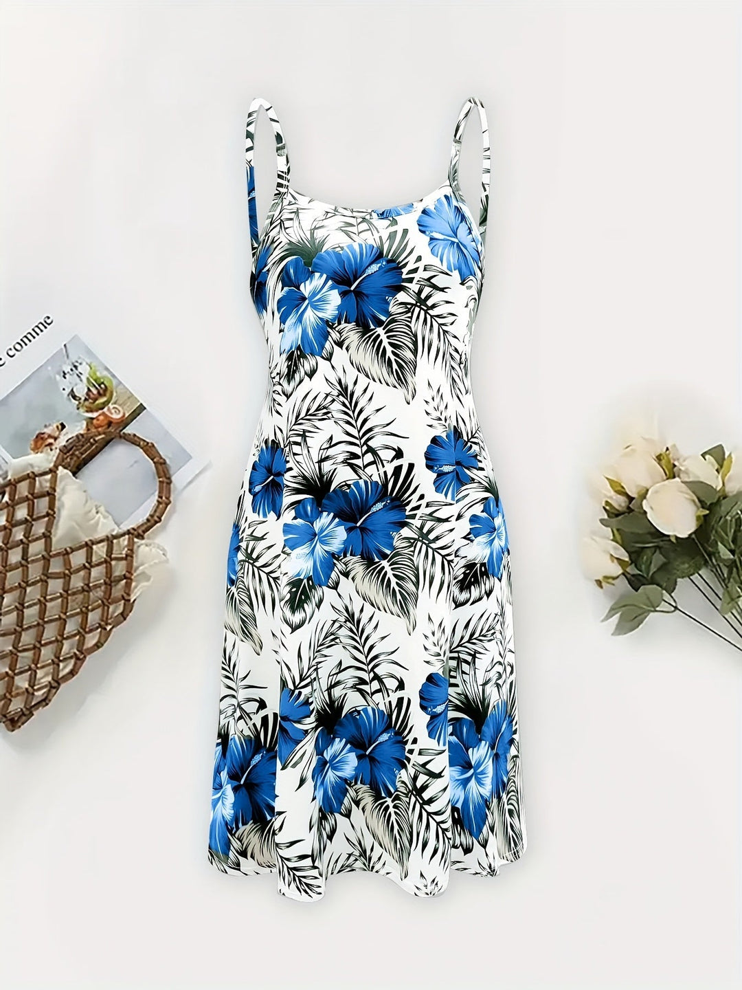 Breezy Tropical Sundress for Women