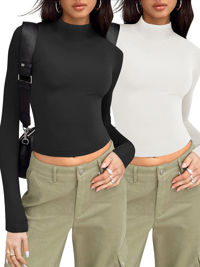Women's Casual Long Sleeve Turtleneck Sweater